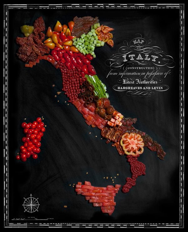 Food Maps by Henry Hargreaves and Caitlin Levin - Italy