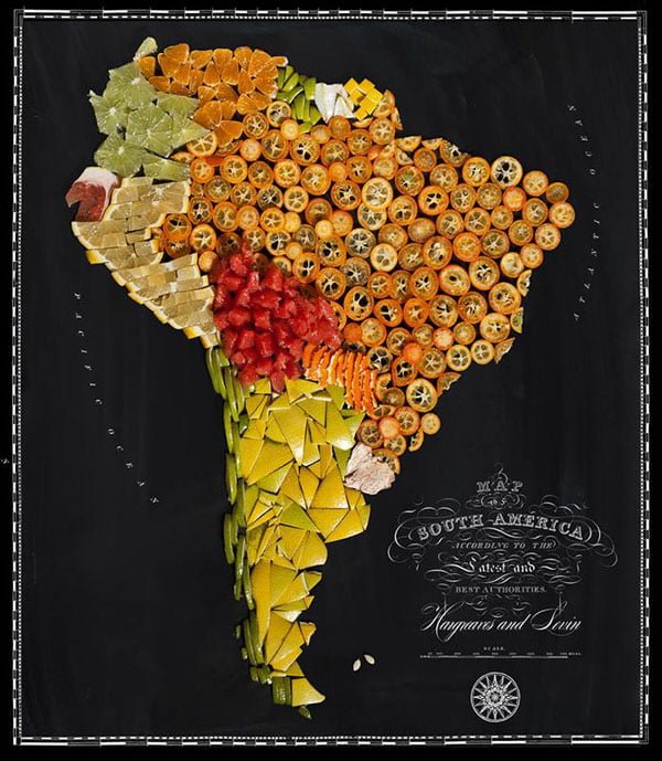 Food Maps by Henry Hargreaves and Caitlin Levin - South America
