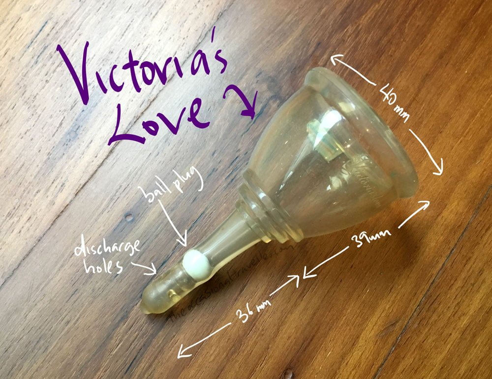 Victoria's Love menstrual cup - the cup you don't have to remove to empty -  The Occasional Traveller