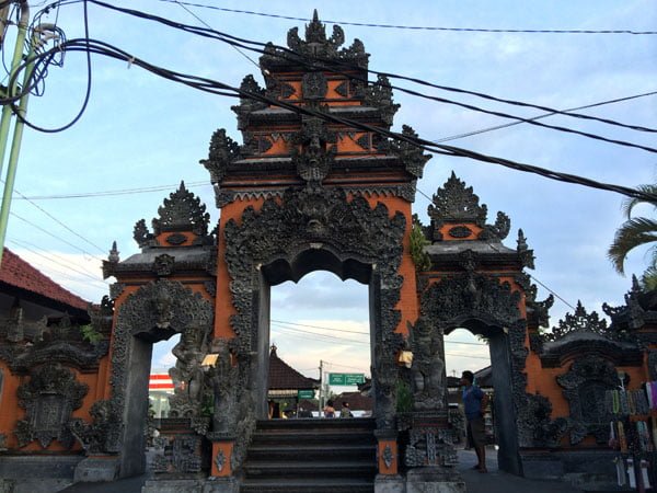 Bali Tanah Lot Main Entrance