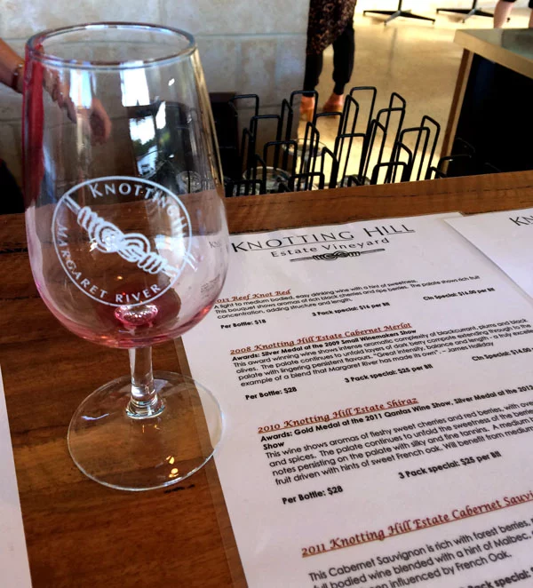 Perth Margaret River Knotting Hill Tasting Notes