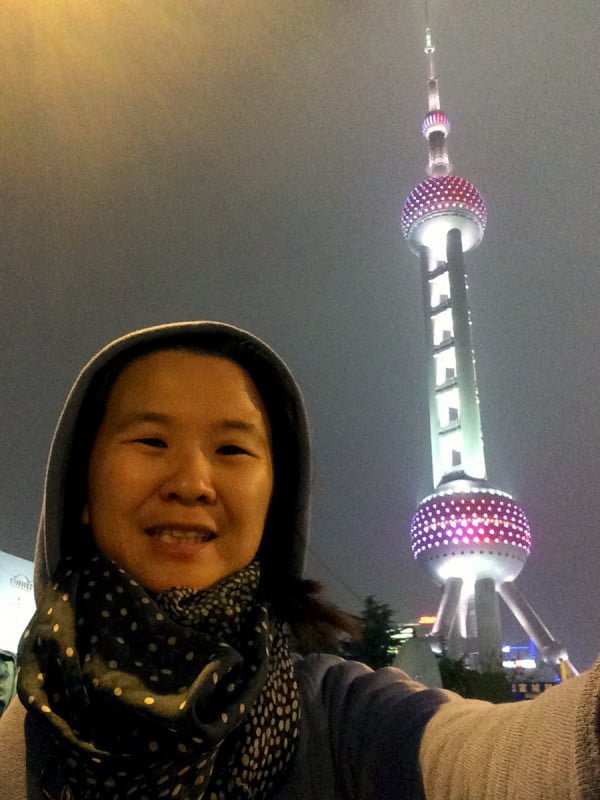 Shanghai Spring - Pearl Tower and Me