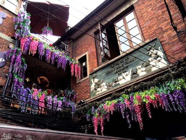 Shanghai Tianzifang Colourful Flowers