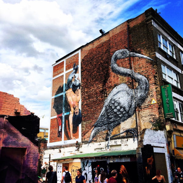 London Work Trip - Brick Lane Wall Street Art