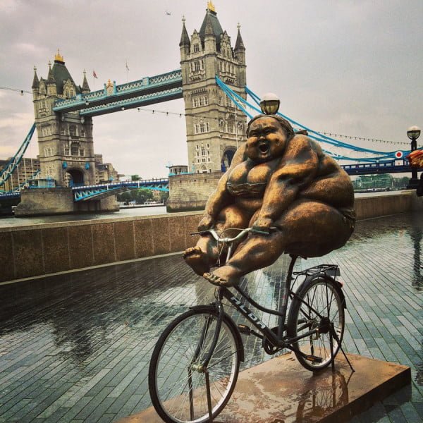 London Work Trip - Tower Bridge Sculpture