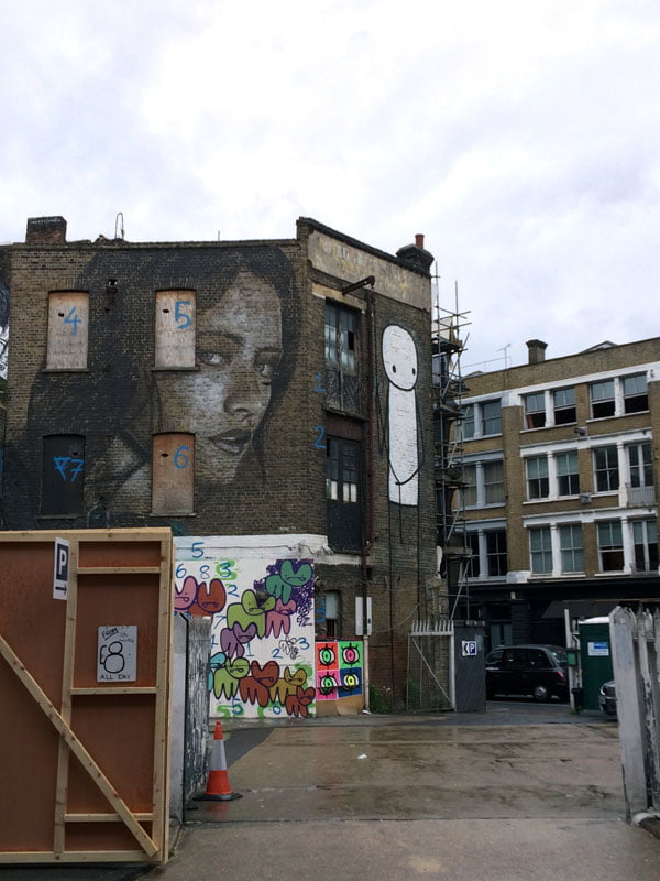 London Street Art - Stik Warehouse