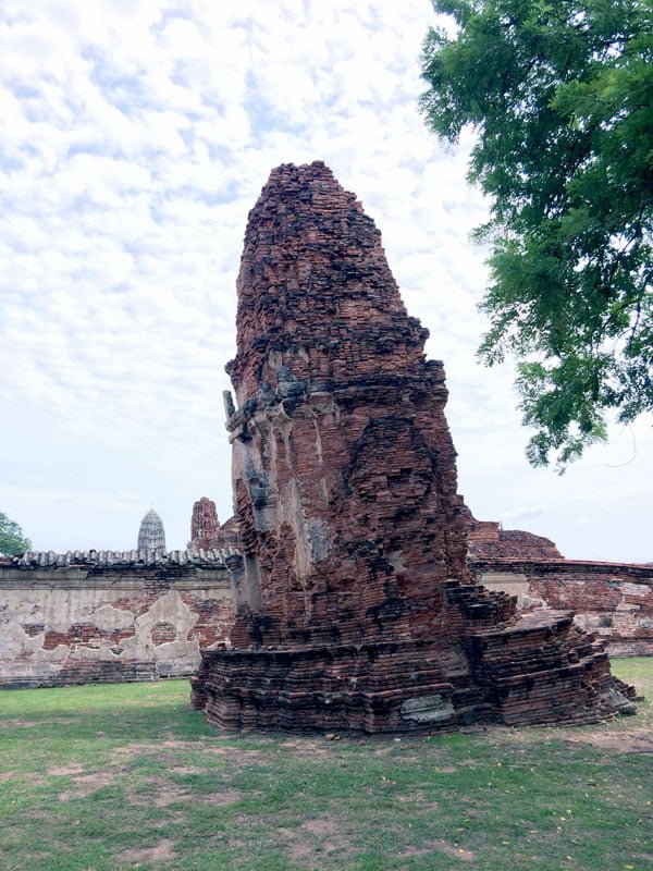 Ayuthaya - Wat Maha That leaning tower