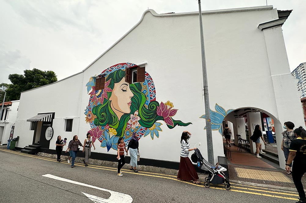 Singapore Street Art Kampong Glam Kledek La Boca