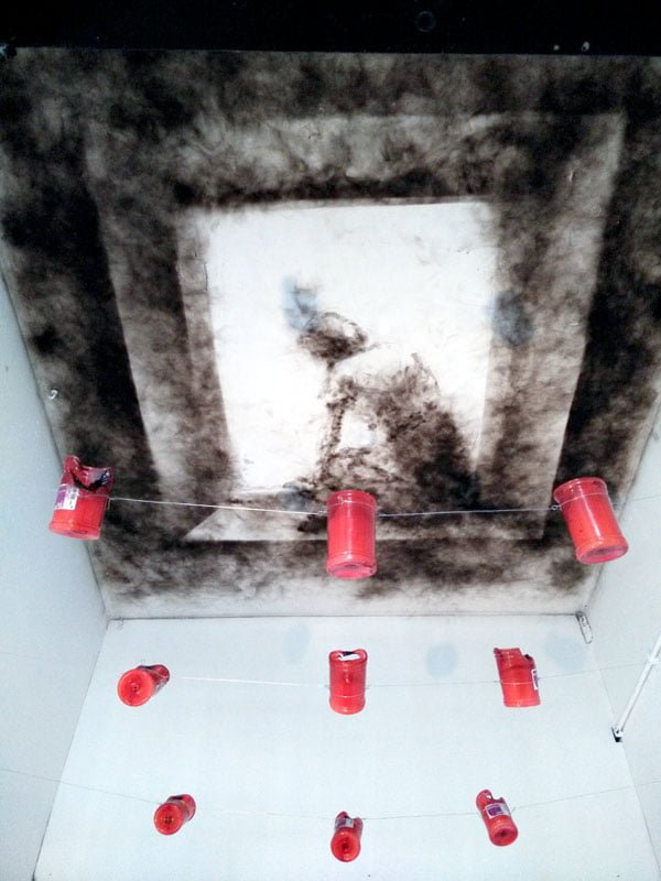 Portugal - Lagos Street Art Borondo smoke ceiling