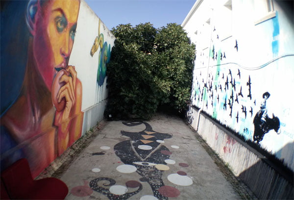 Portugal - Lagos Street Art LAC backyard