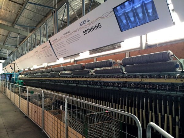 Daylesford Creswick Woolen Mills Spinning