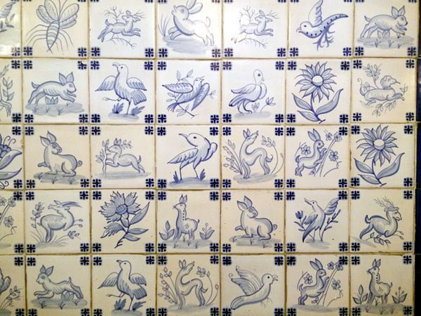 Portugal - Lisbon Belem Pasteis de Belem Azulejos