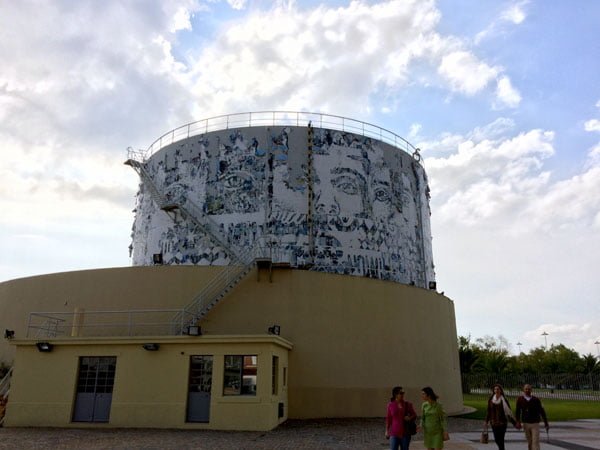 Portugal - Lisbon Belem Vhils Exhibition Water Tower