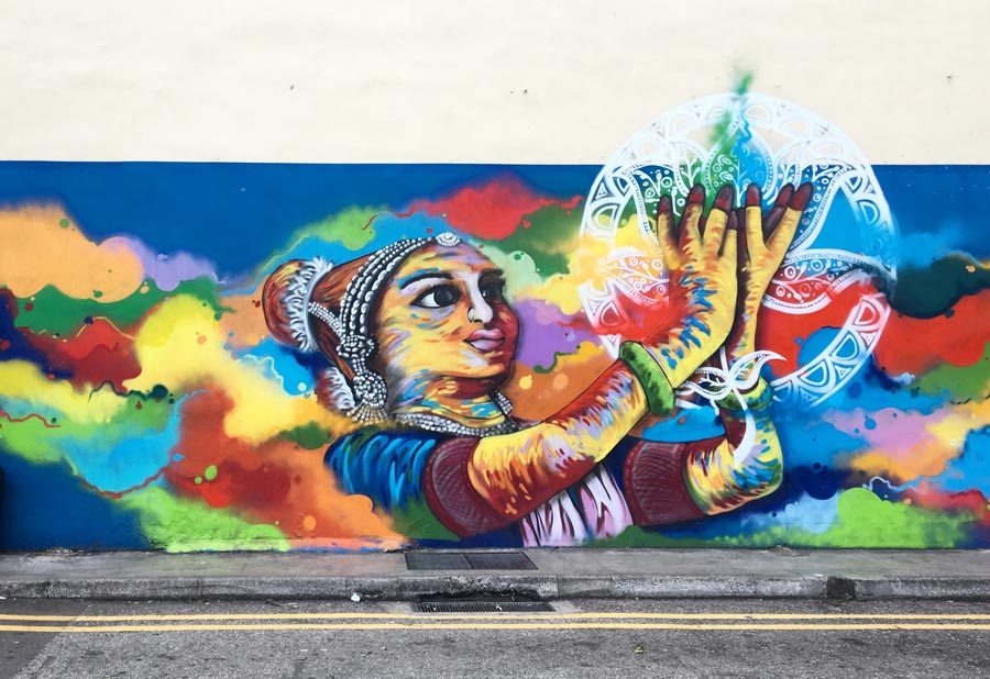 Singapore Street Art - Little India Clive Ts1