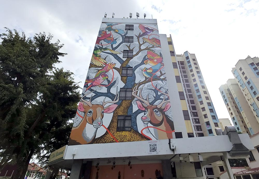 Singapore Street Art Little India Serangoon Road Skl0 Bhajju