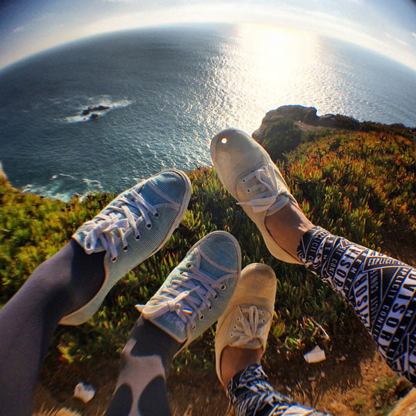 Portugal - Cabo da Roca Fisheye Feet