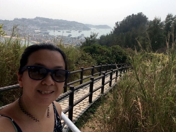 Hong Kong Cheung Chau - Northern Lookout Selfie