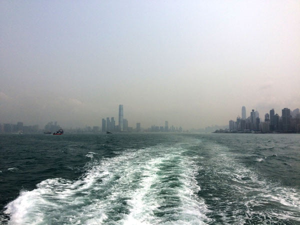 Hong Kong Ferry Wake