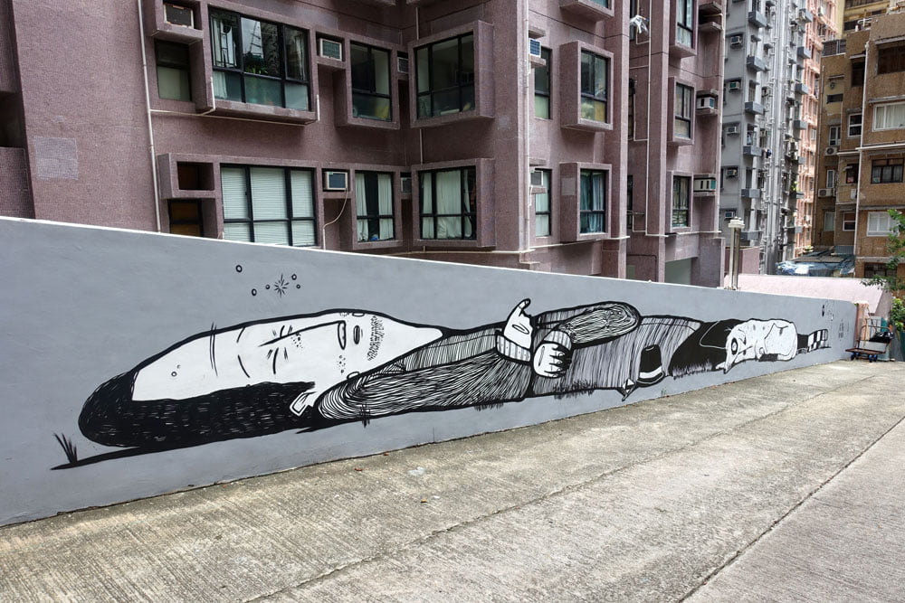 Hong Kong Street Art Tank Lane Alex Senna