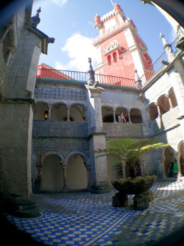 Portugal - Sintra Pena Palace Inner Courtyard