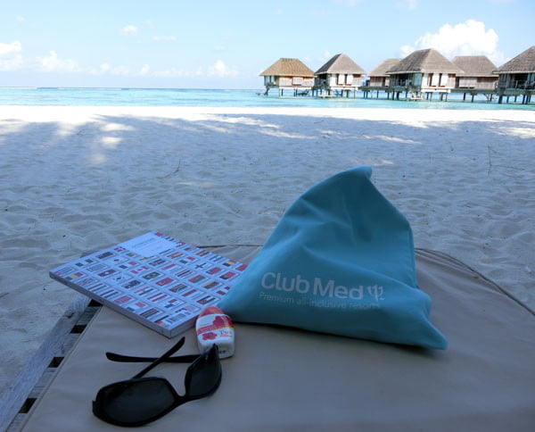 Club Med Kani Maldives Beach Lounging Stuff