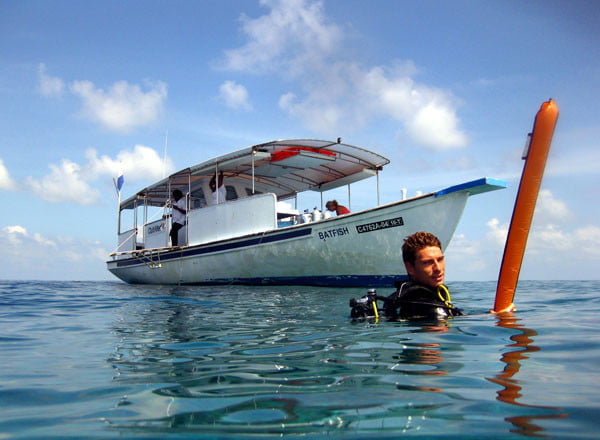Club Med Kani Maldives Diving Boat Surface
