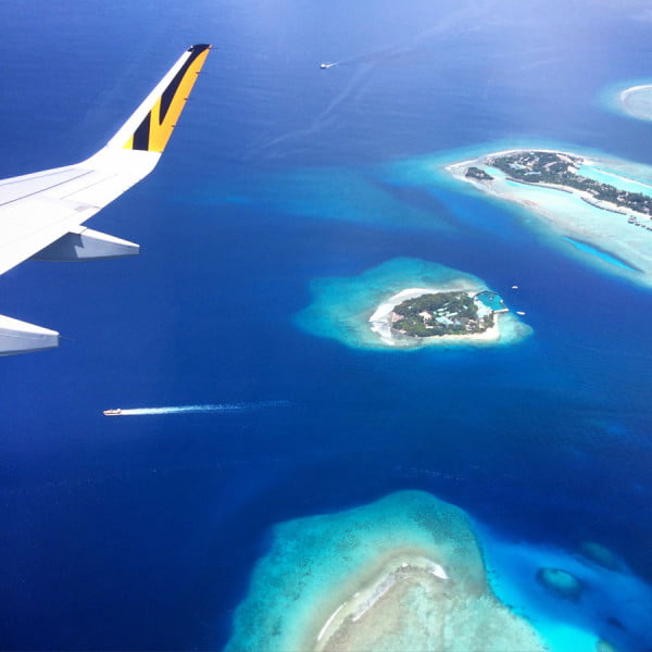Club Med Kani Maldives Plane Blue Waters