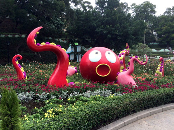 Macau Taipa Flower Garden Octopus