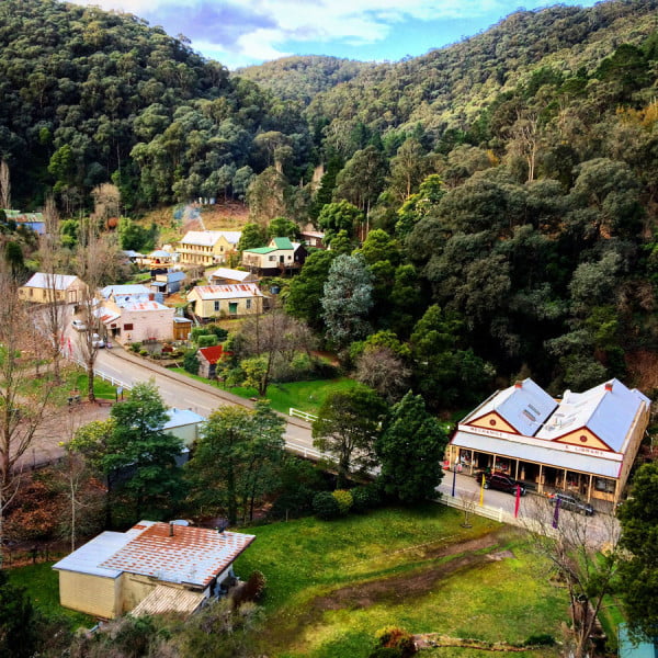 Gippsland Walhalla Town Top View Day