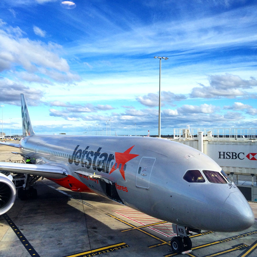 Jetstar Dreamliner 787 Singapore-Melbourne
