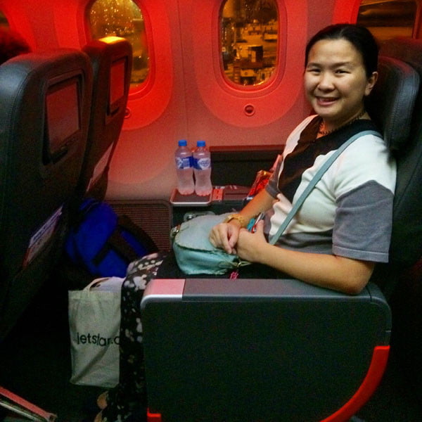 Jetstar Melbourne Night Seat