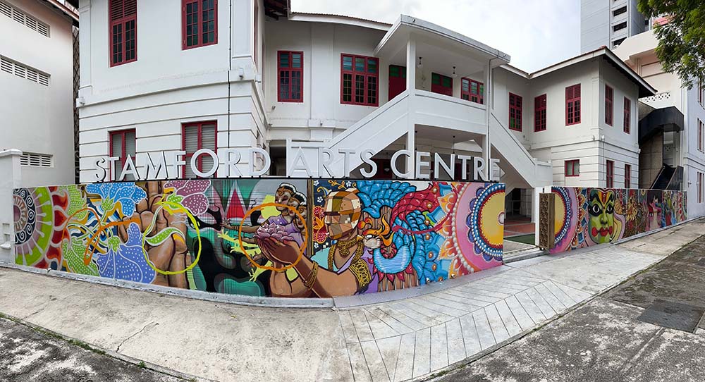 Singapore Street Art Bras Basah Stamford Arts Centre ANTZ Tradition