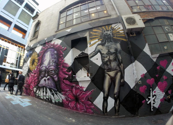 Melbourne Street Art ACDC Lane Entrance