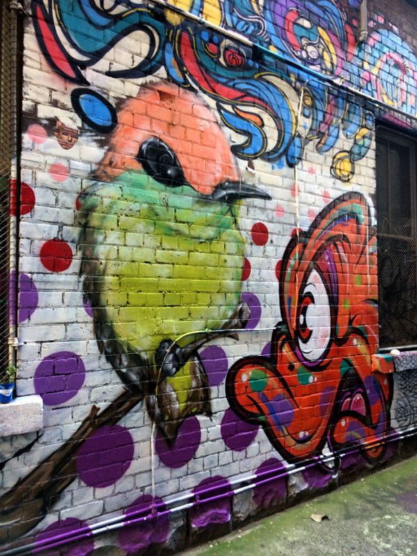 Melbourne Street Art - Blender Bird Dem