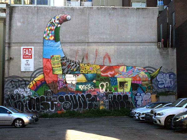 Melbourne Street Art - Fad Gallery Creature