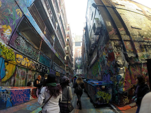 Melbourne Street Art - Rutledge Lane Alley