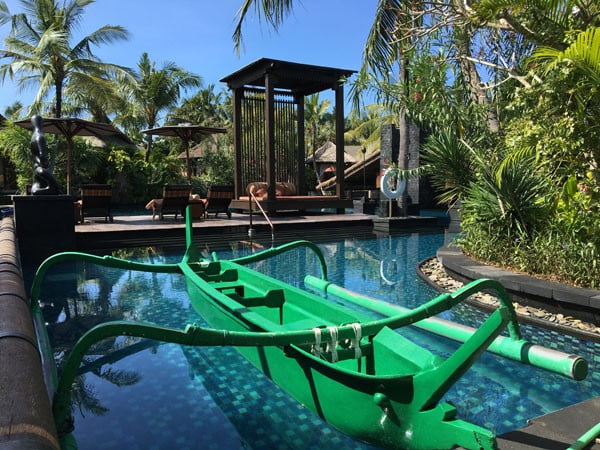 Bali St Regis Freshwater Pool Boat