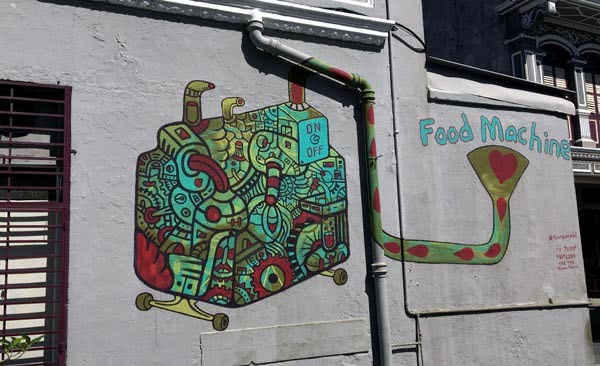 Penang Street Art - Jalan Nagore Fauzan Faud Food Machine