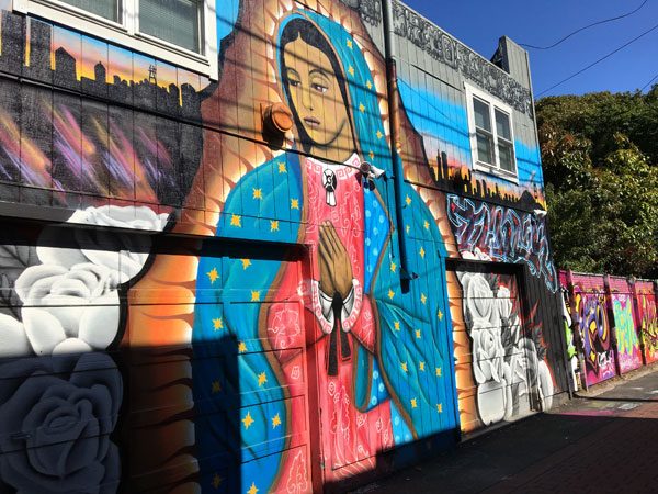 San Francisco Street Art Lilac 2