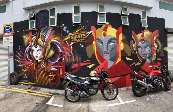 Singapore Street Art - Aliwal Slac Clogtwo Inkten Star Wars