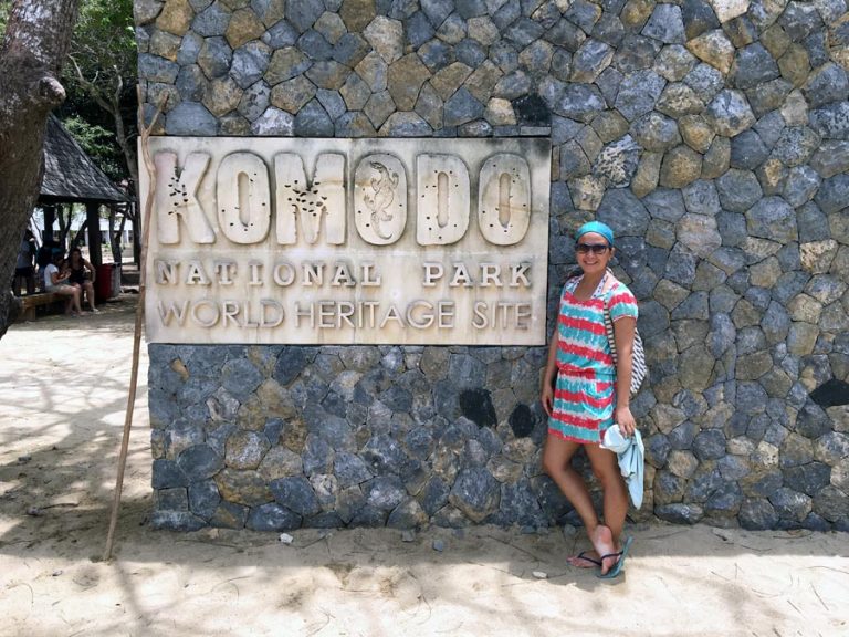 Flores Komodo Loh Liang Entrance Sign