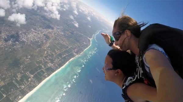 Kenya Diani Beach Skydive View