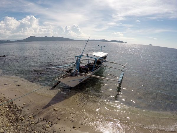 Philippines Anilao Crystal Blue Resort Dive Boat Shore