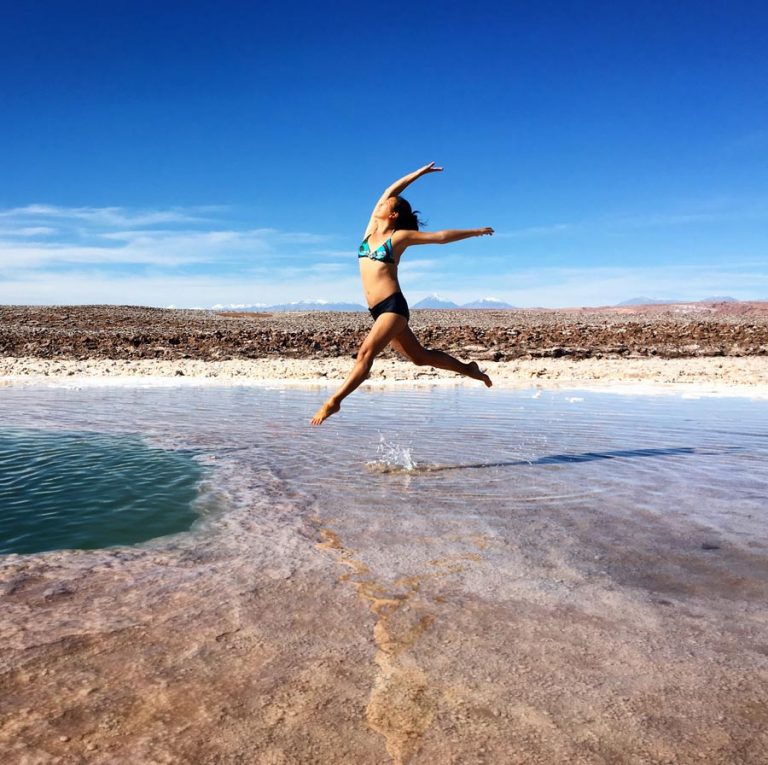 Chile Atacama Laguna Escondido Jumpshot