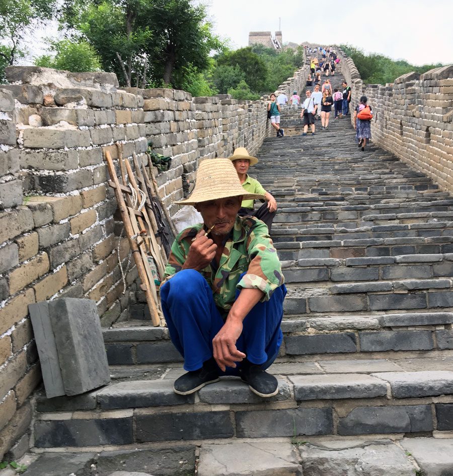 Beijing Mutianyu Great Wall Old Man