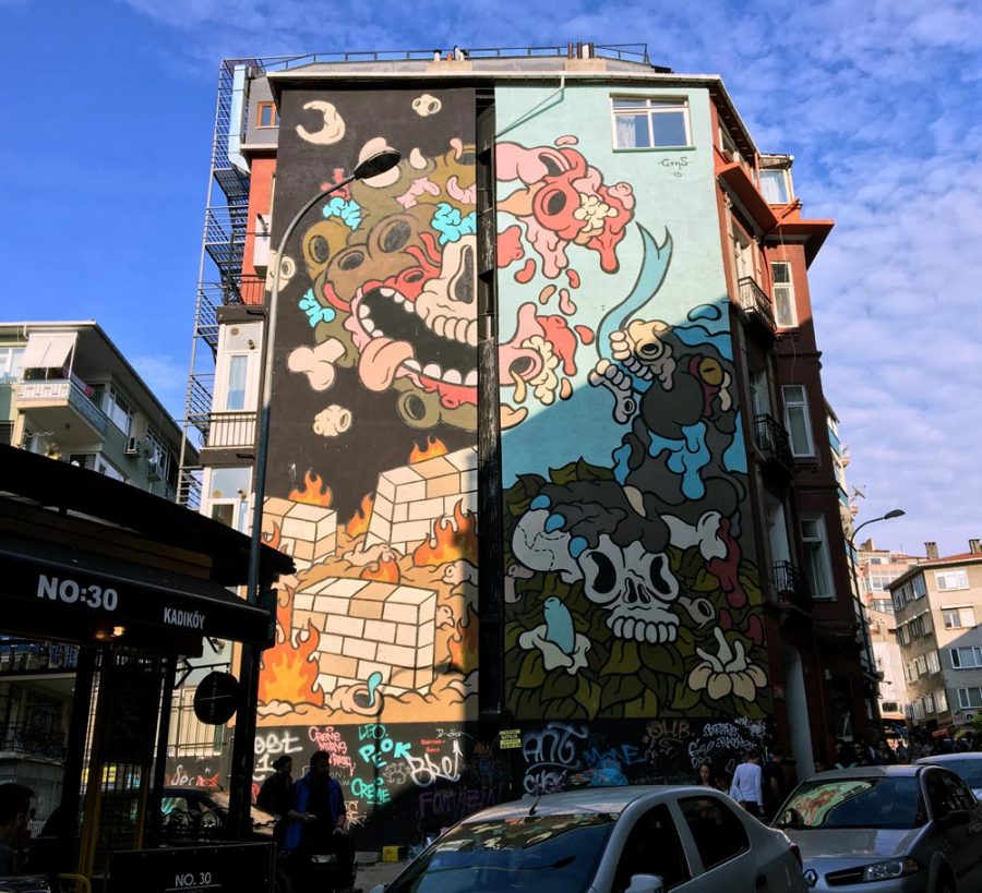 Istanbul Kadikoy Street Art Cins