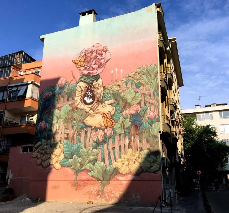 Istanbul Kadikoy Street Art Qbic