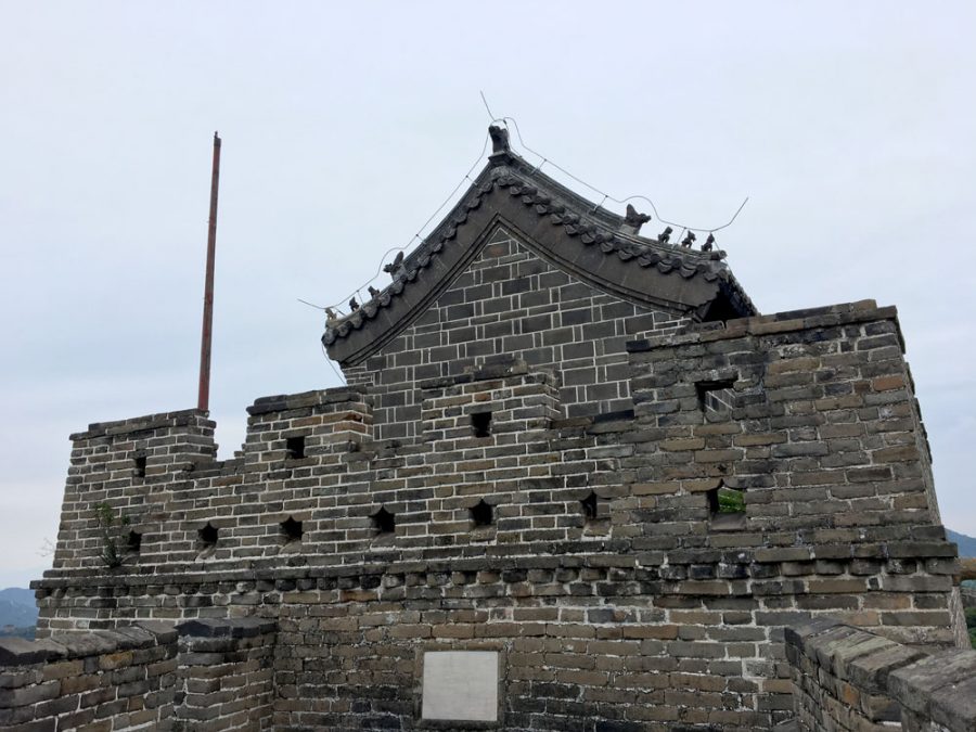 Beijing Mutianyu Great Wall Tower Close