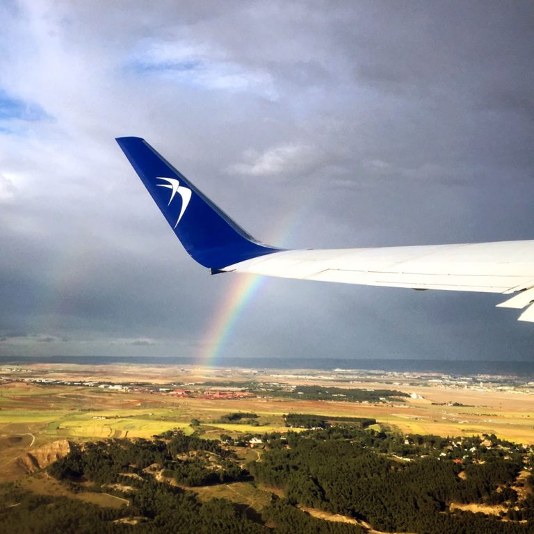 Bucharest BlueAir Plane Window