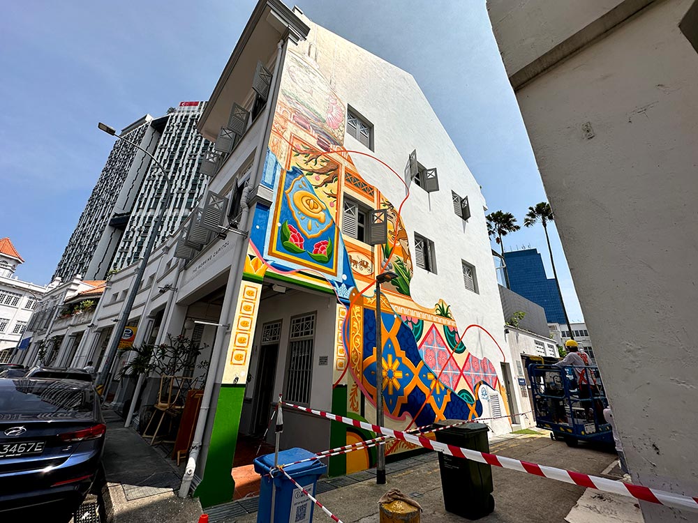Singapore Street Art Chinatown Keong Saik Skl0 Coach